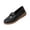 Black, variant on Willtoo Womens Fashion Wedge Loafer Classic Slip On Soft Sole Driving Business Work Dress Boat Shoes Daily Lightweight Non-Slip Penny Casual Shoes