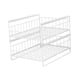 thumbnail image 3 of Organizador de armario de cocina, organizador para fregadero, cesta extraíble multiusos de 2 niveles, estante de almacenamiento para despensas de 43 cm x 335 cm x 335 cm, 3 of 9