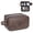 Coffee, variant on WANDF Travel Toiletry Bag 3 Layers with Wet Pocket, Vegan Leather Bags with Multiple fixed straps, Bathroom Toiletry Bag For Men, Business Travel Essentials,Birthday Gifts (Coffee)
