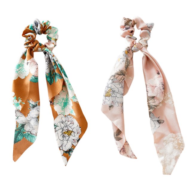 2 uds. De coleteros para el pelo, bufanda, cinta para el pelo, lazos elásticos para el pelo, coleteros, accesorios para mujeres y niñas