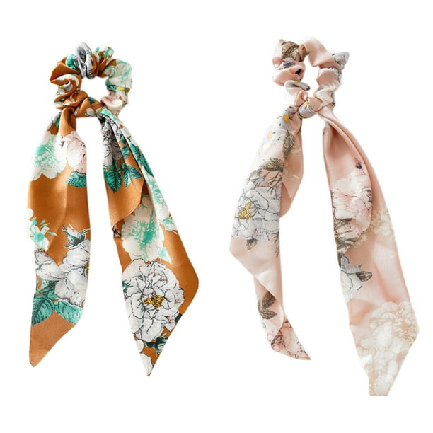 De coleteros para el pelo, bufanda, cinta para el pelo, lazo elástico para el pelo, bandas para lazo, coleta, accesorios para mujeres y niñas MFZFUKR BST3007858-2