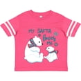 thumbnail image 3 of Inktastic My Safta Loves Me- Cute Polar Bears Boys or Girls Toddler T-Shirt, 3 of 5