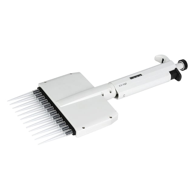 Pipeta ajustable, pipeta de transferencia manual de 12 canales, 0,5-10 μl, características de vanguardia