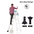 thumbnail image 3 of 4/6Pcs Replacement Non Slip Rubber Folding Ladder Leg Feet Pads Foot Covers 4Pcs, 3 of 9