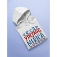 thumbnail image 3 of Vintage Merica Hoodie Women -Image by Shutterstock, Female 4X-Large, 3 of 4