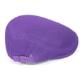 thumbnail image 3 of Minzimin 1Pack Breathable Mesh Flat Cap for Man/Woman Adjustable Newsboy Cap Cabbie Hat, 3 of 7