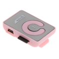 thumbnail image 4 of Clip Portátil Mini USB MP3 Reproductor Multimedia De Música Tarjeta TF Arriba Rosa Rosado, 4 of 10