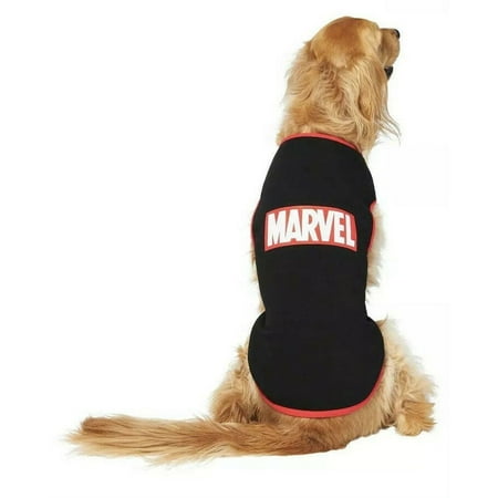 UPC: 0192268028893 | Marvel Logo Dog & Cat T-Shirt  Black By Marvel Size XXL