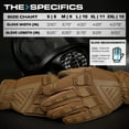 thumbnail image 2 of Glove Station - Impulse Guard Gloves for Men - Touch Screen Gloves Working Gloves Ideal for Sports & Outdoors and Motorcycle - Tan, Large, 2 of 2