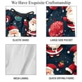 thumbnail image 4 of luoweisi Men's Beach Shorts Quick Dry Swim Trunks with Mesh Lining Christmas Santa Claus S, 4 of 5
