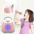 thumbnail image 3 of fastboy Machine de Karaoké pour Enfants Jouets Chantants Microphone Jouet Intérieur Extérieur Portable Rose, 3 of 9