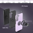 thumbnail image 6 of Galaxy S22 Case, Samsung Galaxy S22 Case with HD Screen Protector,  [Military Grade] Shockproof Protection Case with 360° Magnetic Ring Holder Kickstand Phone Case for Samsung S22, Purple, 6 of 16