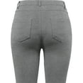 thumbnail image 5 of A2Y Women's Comfort Mordern Stretch Skinny Ponte Pants Heather Grey 2XL, 5 of 7