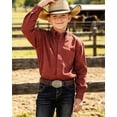 thumbnail image 2 of WHIPPY Kids Western Cowboy Belt for Boys Girls Cowgirl Ratchet Leather Belts with Automatic Buckle, 2 of 6