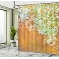 thumbnail image 5 of Ambesonne Vintage Shower Curtain, Blur Paper Background, 69"Wx70"L, Green Mustard, 5 of 5