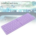 thumbnail image 2 of MYKOMI Foldable Bluetooth Keyboard, 67 Keys Wireless Folding Keyboard with Stand Holder, Magnetic Closure, Compact Rechargeable for Phone Tablet Laptop, 2 of 9