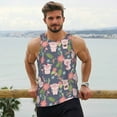 thumbnail image 6 of Pofeuu Pigs 1 Print Men's Workout Tank Tops Sleeveless Muscle Gym Shirt Quick Dry-4X-Large, 6 of 7
