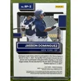 thumbnail image 3 of Jasson Dominguez VECTOR REFRACTOR SILVER PRIZM RATED ROOKIE CARD 2022 Donruss RC, 3 of 3