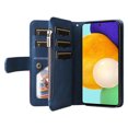thumbnail image 4 of Compatible with Samsung Galaxy A52S 5G Wallet Case with Card Slots PU Leather Zipper Flip Folio Cover, 4 of 5