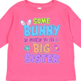 thumbnail image 4 of Inktastic Some Bunny is Going to Be a Big Sister with Bunny Ears and Flowers Girls Long Sleeve Toddler T-Shirt, 4 of 5