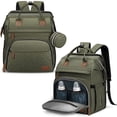 thumbnail image 4 of Mochila para pañales DERJUNSTAR, grande, impermeable, con puerto USB, 4 of 5