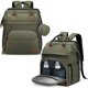 thumbnail image 4 of Mochila para pañales DERJUNSTAR, grande, impermeable, con puerto USB, 4 of 5
