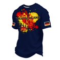 thumbnail image 1 of Women's Germany Football Graphic T-Shirt, Men's Soccer Graphic T-Shirt, Casual Short Sleeve Sports Top for Workout for Soccer Tournament 2026 Navy Size: L, 1 of 4