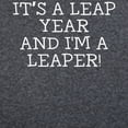 thumbnail image 3 of CafePress - It's A Leap Year And I'm A Leaper - Men's Long Sleeve Charcoal Pajama Set, 3 of 6