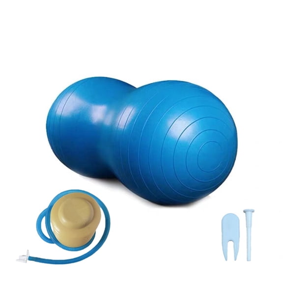 BESTSKY Peanut Ball, Thickened Anti-Burst Yoga Ball for Exercise and Workout, PVC Material for Safety, Clear Textured Grip, Ideal for Children’s Rehabilitation and Massage