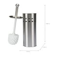 thumbnail image 7 of Bath Bliss Stainless Steel Toilet Brush with Air Vents, 7 of 7