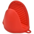 thumbnail image 2 of Mini Oven Mitts, Cooking Pinch Grips, Silicone Potholder for Kitchen Cooking 2pcs (Red), 2 of 6