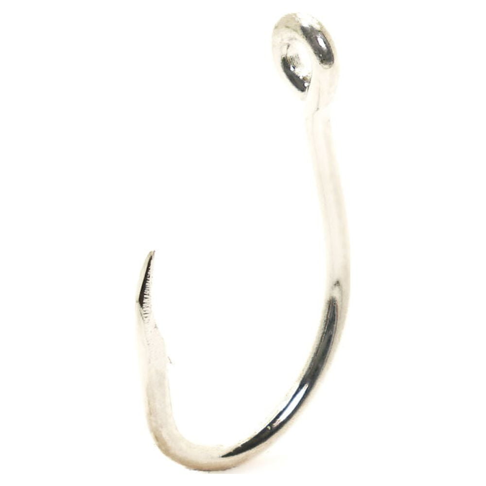 (2 pack) Mustad Classic O'Shaughnessy Live Bait Hook with 3 Extra Strong Point Bent In (Pack of 10), Nickel, Size 1