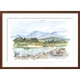 thumbnail image 2 of Art.com Mountain Watercolor III Art Print by Ethan Harper, Brown Frame Wall Art, 29" x 21", 2 of 5