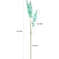 thumbnail image 3 of Artificial Orchids Flowers 6pcs Silk Fake Phalaenopsis Flowers 44.5in Plants Orquideas Decor Home Office Garden Wedding Party Decoration Bouquets Real Touch(Black), 3 of 5