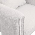 thumbnail image 4 of Meridian Furniture Stylus Cream Boucle Fabric Accent Chair, 4 of 8