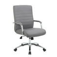 thumbnail image 1 of Boss Office Modern Executive Conference Chair in Grey, 1 of 6
