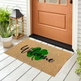 thumbnail image 2 of Four Leaf Funny Welcome Doormat Non-Slip Mat Gift Mat Funny Home Decor Mats For In Door Entrance Door Mat Welcome Mat For Indoor Outdoor Rug And Mat, 2 of 4
