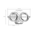 thumbnail image 1 of QualitChoice Stainless Steel Dumpling Clip Double-Headed Manual Dumplings Mold Dumpling Maker, 1 of 6