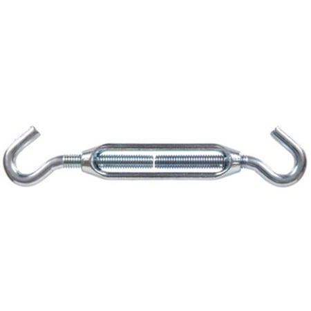 

Hillman 321916 10-24 x 5.62 in. Zinc Plated Hook & Hook Turnbuckle Pack of 10