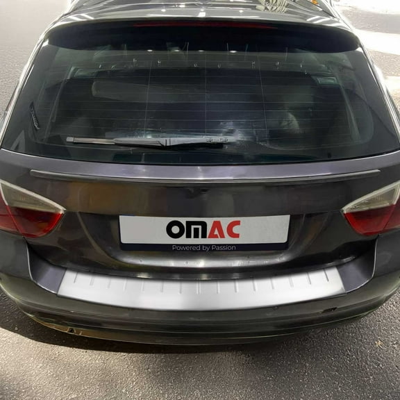 Rear Bumper Sill Cover for BMW 3 Series 325i 323i Sedan Touring 2009-11 Brushed