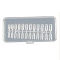 thumbnail image 1 of 1. * Tamaños variados, estuche transparente: los clavos de ataúd naturales/transparentes ofrecen 10 tamaños diferentes con clavos de cada tamaño numerados individualmente, por lo que es conveniente, 1 of 5