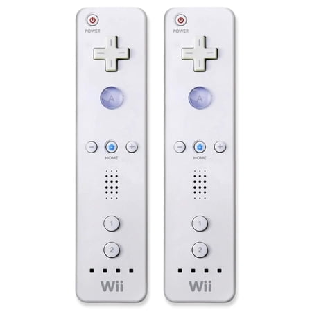 Wii Classic Remote - Wireless Bluetooth Game Controller, White 2 Pack