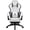 A-White, variant on KARXAS Ergonomic Gaming Chair with Massage Lumbar Support and Footrest — PU Leather Reclining Computer Desk Chair with Pocket Spring Cushion for Adults, Big and Tall Game Chair, Brown