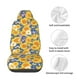 thumbnail image 4 of Balery Vintage White Yellow Sunflower Funda de Asiento para Auto con Diseño - Cubierta Frontal Suave y Transpirable con Protector Antideslizante- 1 Unidad, 4 of 5