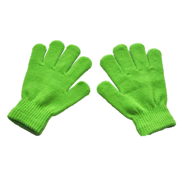 Minnieouse 1 par de guantes para niños, guantes delicados para niños, prácticos, prácticos, para niños y niñas, accesorios de ropa para ropa de guantes y mitones Verde Minnieouse AP009501-08B