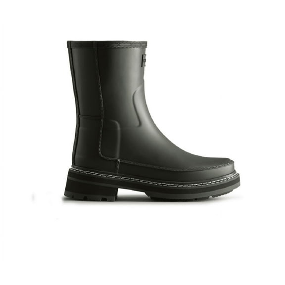 HUNTER W REF SHORT STITCH DETAIL BOOT WOMEN RAIN BOOTS - Arctic Moss Green Matte / 10