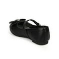 thumbnail image 3 of New Girl Little Angel Lola-842D Leatherette Rhinestone Bow Mary Jane Flat Size, 3 of 5
