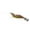 Brown, variant on Glow in the Dark Shrimp Shaped Fishing Hook with Luminous Material for Low Light Fishing Orange