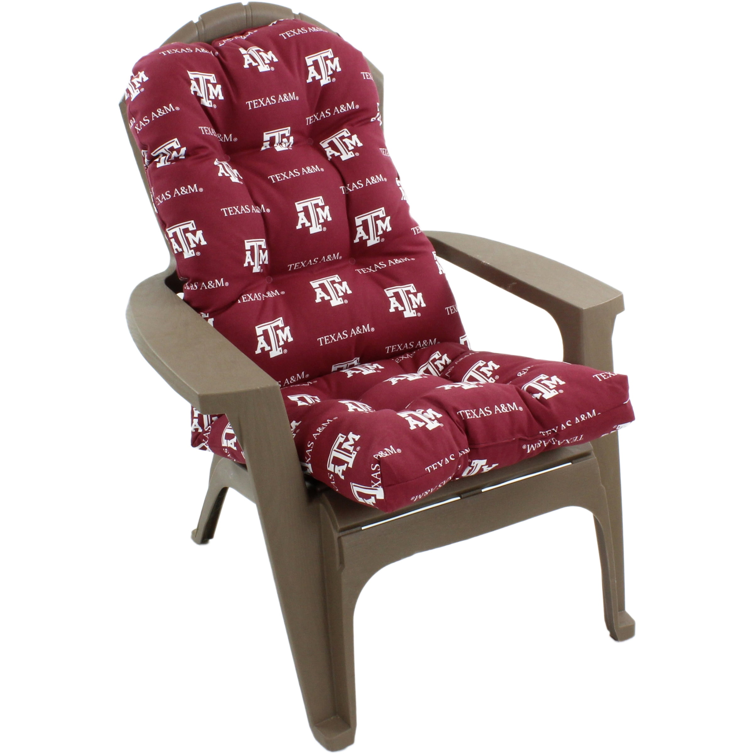 College Covers Everything Comfy Texas A&M Aggies Patio Adirondack Chair Cushion