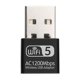 thumbnail image 2 of 2x 2,4 ghz 5,8 ghz Usb inalámbrico Wifi adaptador de CA banda Dual 1200mbps tarjeta de red compatible con 802.11b/g Usb, 2 of 5